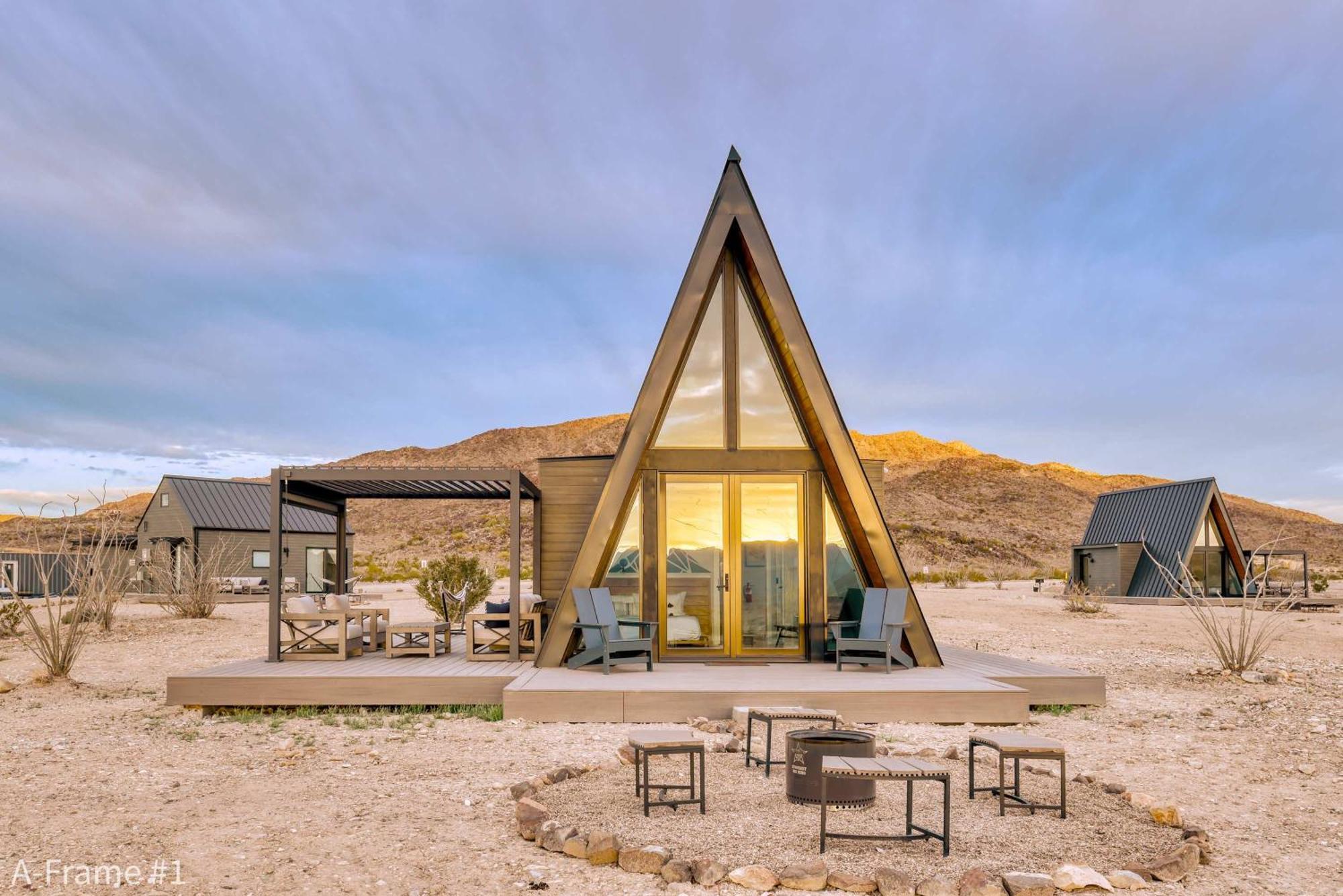 Stardust Big Bend Luxury A-Frame#5 Great Views Villa Terlingua Dış mekan fotoğraf
